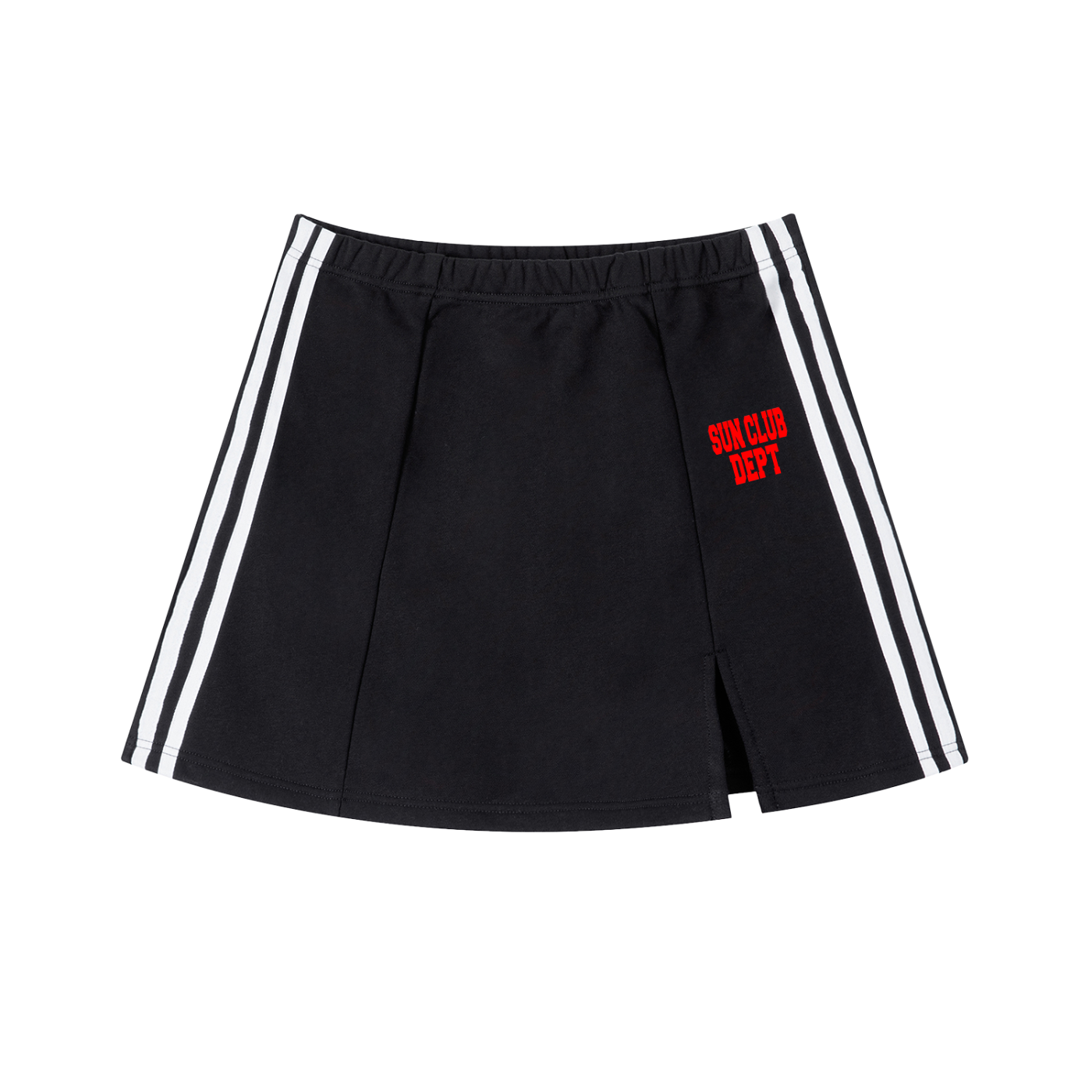 SUN CLUB DEPT VARSITY MINI SKIRT (BLK)