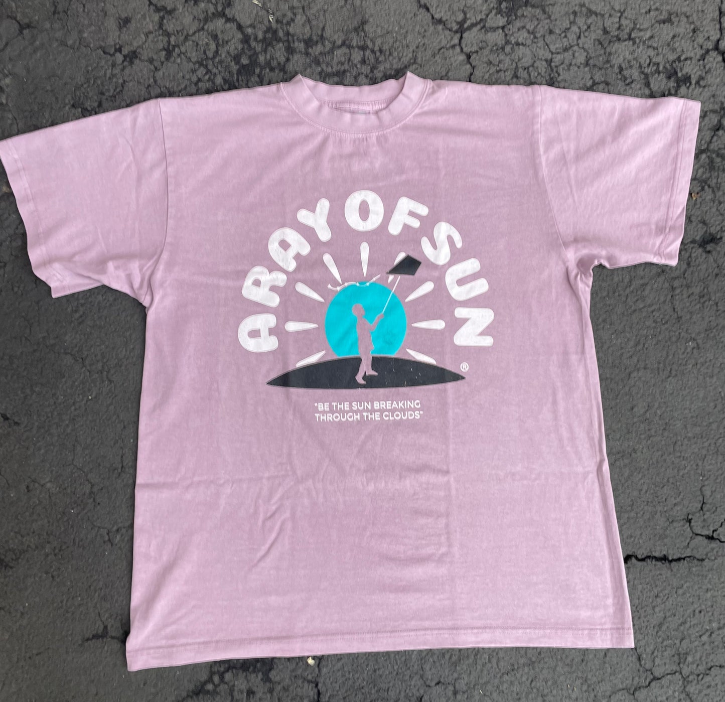 "BE THE SUN" AQUA TEE