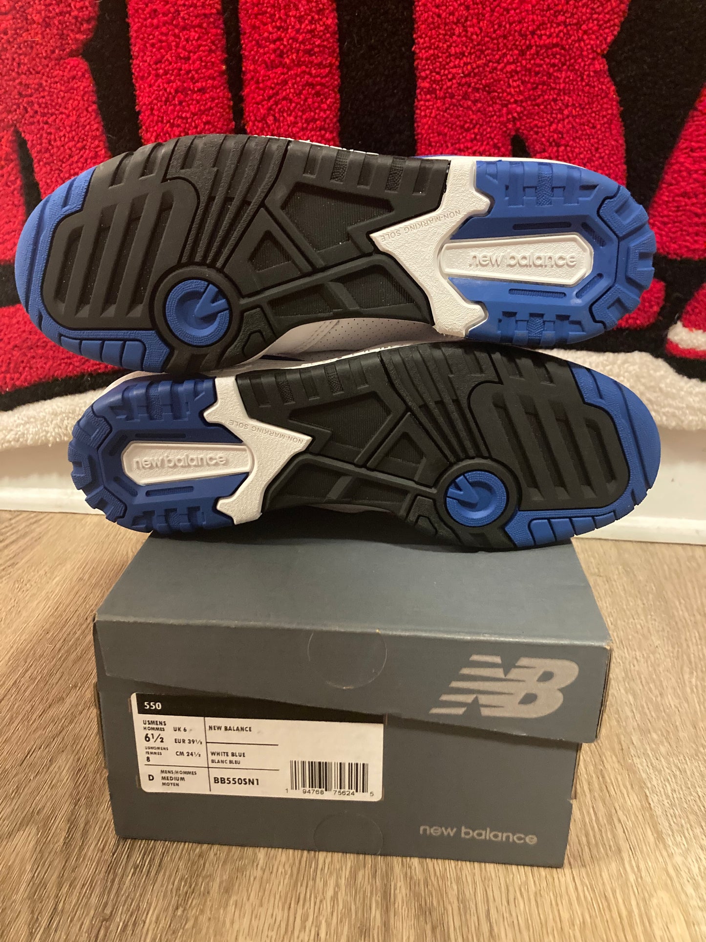 “WHITE BLUE” NB 550 (GS)