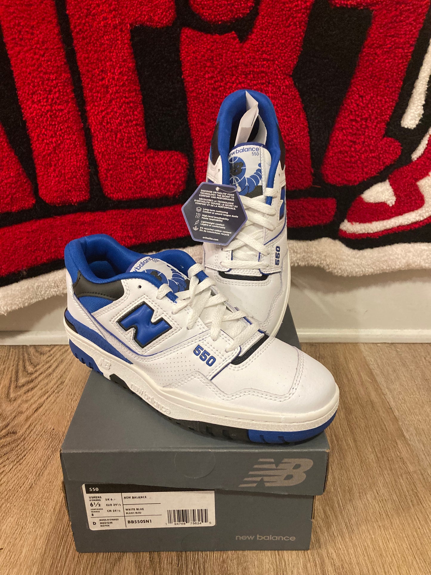 “WHITE BLUE” NB 550 (GS)