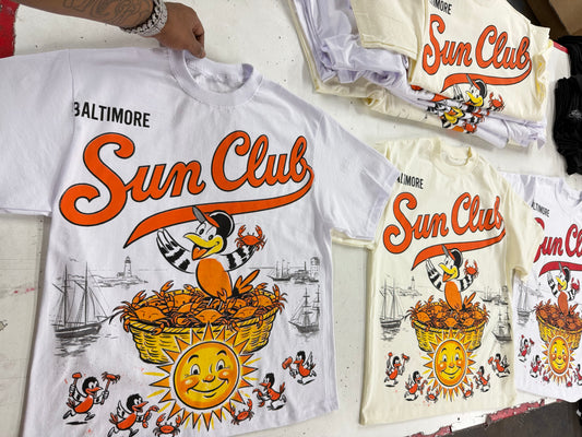 SUN CLUB "BMORE" TEE