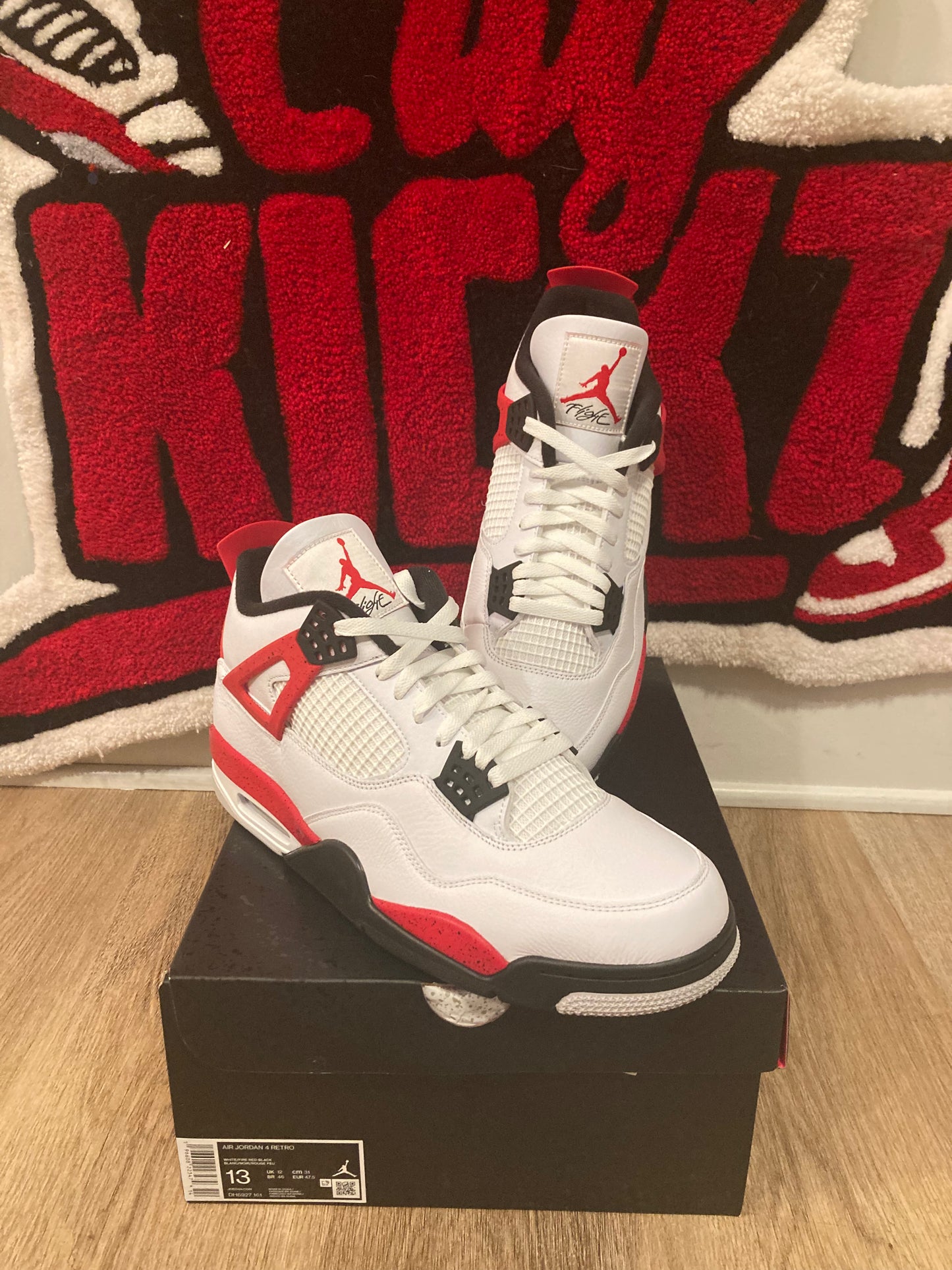 "RED CEMENT" RETRO 4's