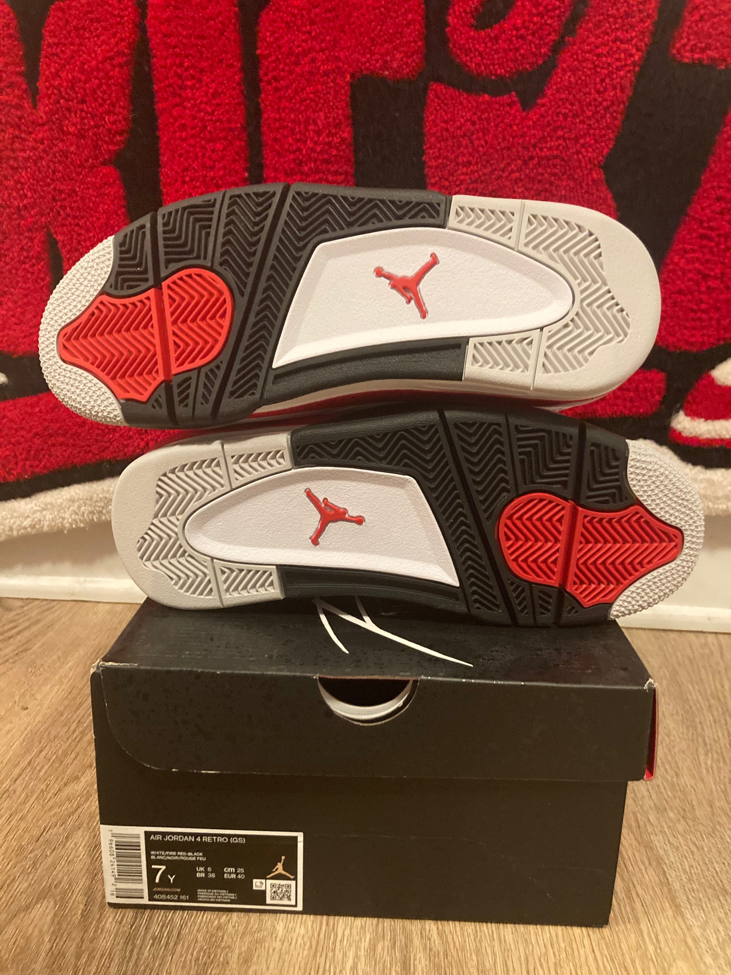 "RED CEMENT" RETRO 4's (GS)