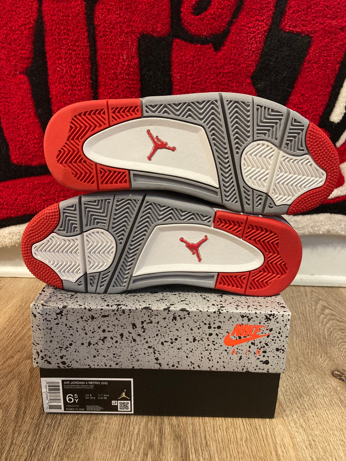 "BRED REIMAGINED" RETRO 4's (GS)