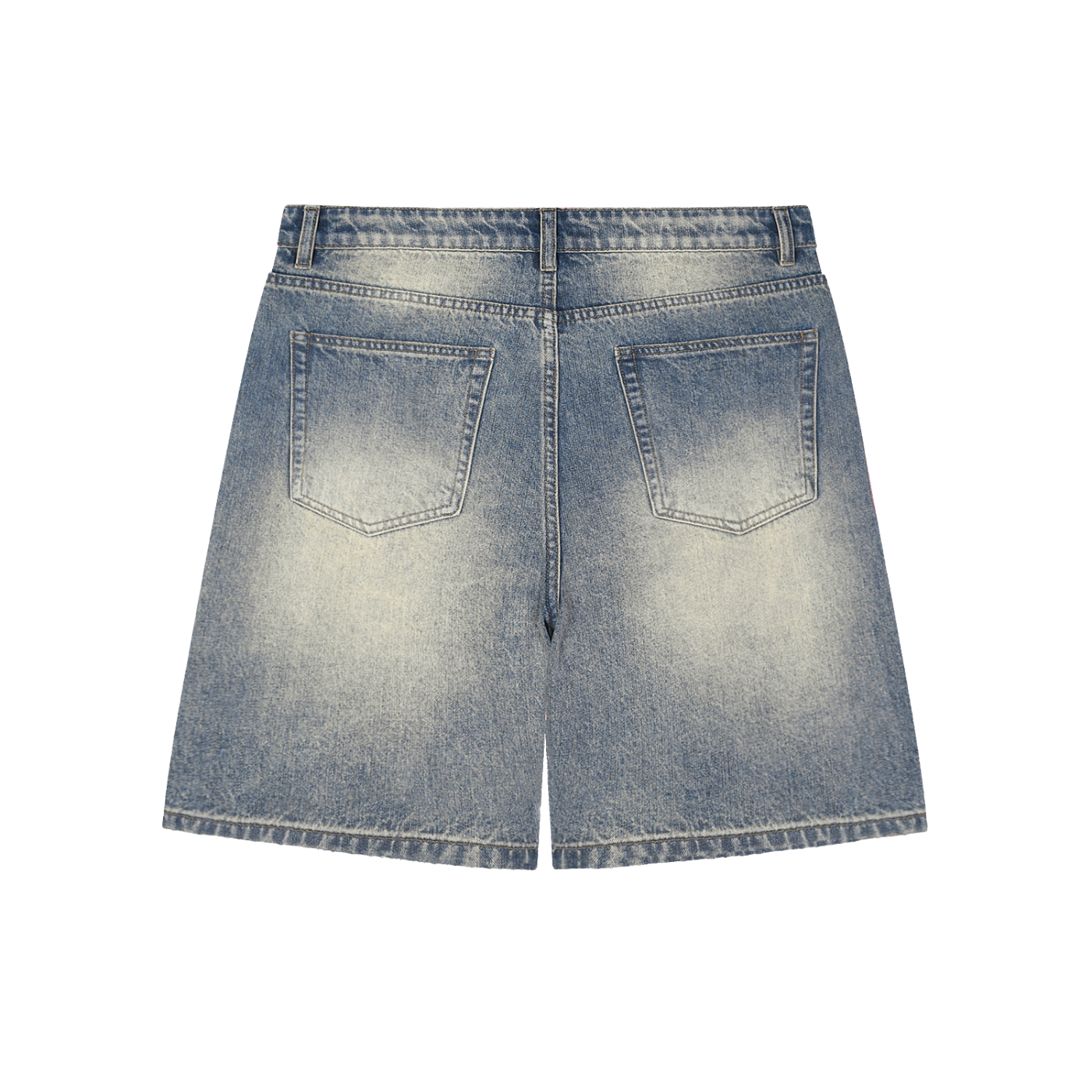 A RAY OF SUN BAGGY DENIM SHORTS