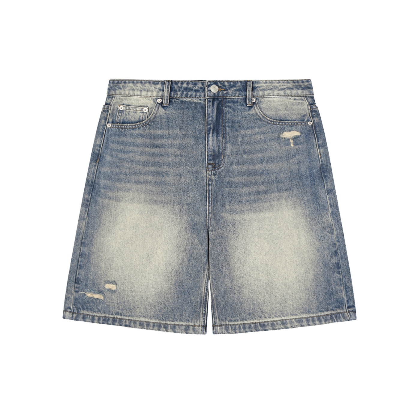 A RAY OF SUN BAGGY DENIM SHORTS