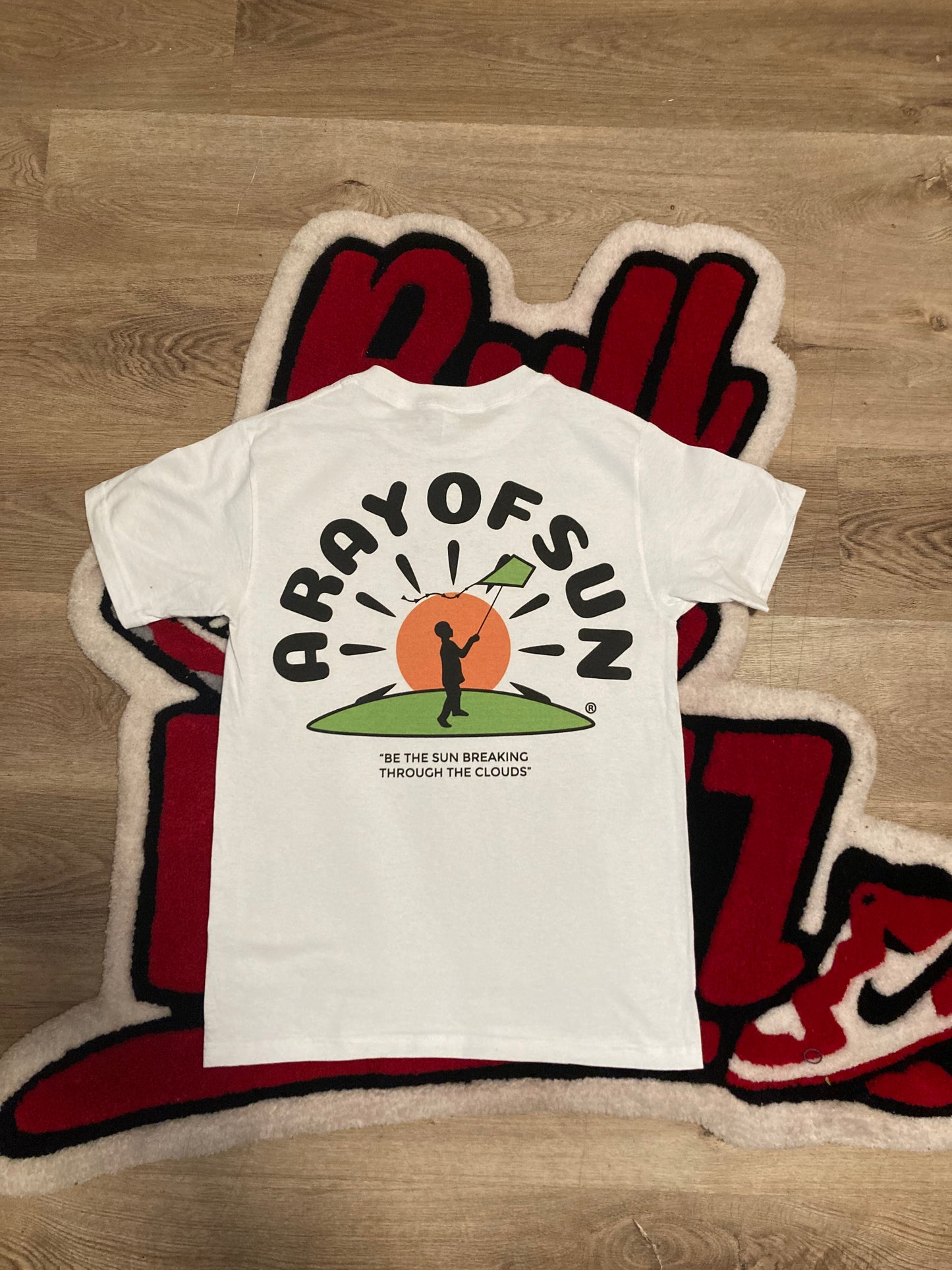 “BE THE SUN” A.R.O.S TEE (WHITE)